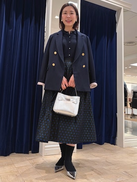 「アイテム（レッグウェア）」を使った、 nolleys   sugimo  さん（レディース・159cm）の秋コーディネート