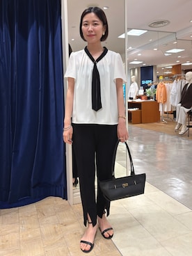 「アイテム（イヤリング）」を使った、 nolleys   sugimo  さん（レディース・159cm）の夏コーディネート