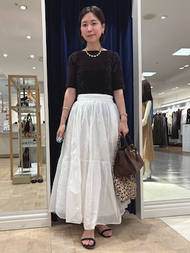 「アイテム（エコバッグ/サブバッグ）」を使った、 nolleys   sugimo  さん（レディース・159cm）の夏コーディネート