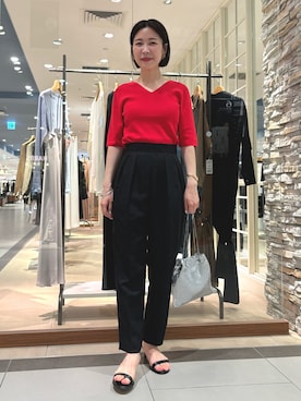 「NOLLEY’S（ノーリーズ）のストラップサンダル（サンダル）」を使った、 nolleys   sugimo  さん（レディース・159cm）の夏コーディネート