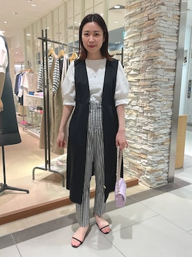 「ジレ」｜ nolleys   sugimo  さん（レディース・159cm）の春コーディネート
