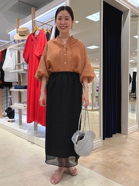 「grace grace （グラスグラス）のアイテム」を使った、 nolleys   sugimo  さん（レディース・159cm）の夏コーディネート