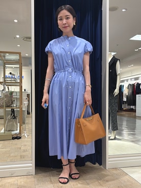 「NOLLEY’S（ノーリーズ）のアイテム（ワンピース/ドレス）」を使った、 nolleys   sugimo  さん（レディース・159cm）の夏コーディネート