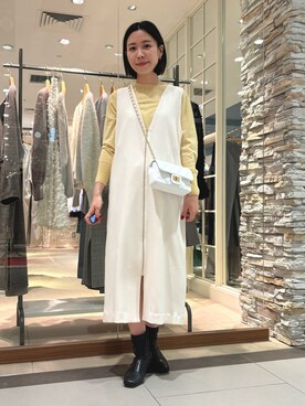 NOLLEY'S(ノーリーズ)の「ウォッシャブルウールライク3WAYジレ NOLLEY'S(ノーリーズ)の「ウォッシャブルウールライク3WAYジレ
