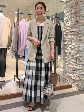 「NOLLEY’S（ノーリーズ）のアイテム」を使った、 nolleys   sugimo  さん（レディース・159cm）の春コーディネート