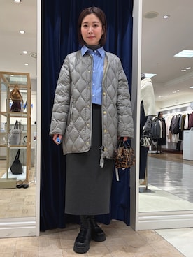 「カーキアウター」｜ nolleys   sugimo  さん（レディース・159cm）の秋コーディネート