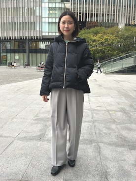 「ハロウィン」｜「アイテム（ダウンジャケット/コート）」を使った、 nolleys   sugimo  さん（レディース・159cm）の秋コーディネート