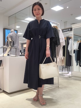 「NOLLEY’S（ノーリーズ）のアイテム（ワンピース/ドレス）」を使った、 nolleys   sugimo  さん（レディース・159cm）の夏コーディネート
