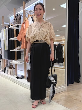 「Rie Miller（リエミラー）のアイテム」を使った、 nolleys   sugimo  さん（レディース・159cm）の夏コーディネート