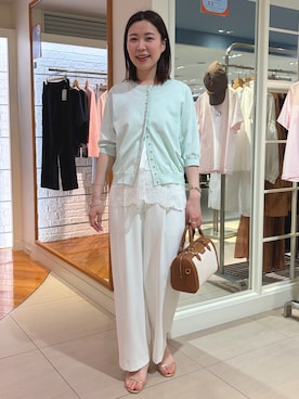 「NOLLEY’S（ノーリーズ）のアイテム（トップス）」を使った、 nolleys   sugimo  さん（レディース・159cm）の春コーディネート