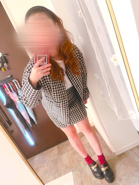 「アイテム（カチューシャ）」を使った、♡𝕄𝕚𝕟𝕚 𝕄𝕒𝕞𝕒♡ さん（レディース・154cm）の秋コーディネート