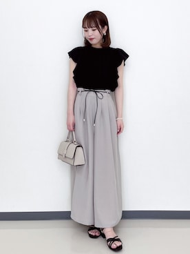 「grove（グローブ）のアイテム」を使った、momoさん（レディース・149cm）の夏コーディネート