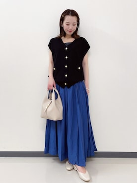 「grove（グローブ）のアイテム」を使った、momoさん（レディース・149cm）の夏コーディネート