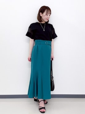 「grove（グローブ）のアイテム」を使った、momoさん（レディース・149cm）の夏コーディネート