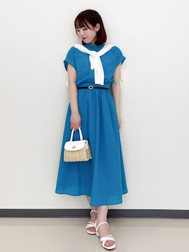 「grove（グローブ）のアイテム」を使った、momoさん（レディース・149cm）の夏コーディネート