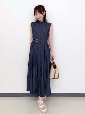 「grove（グローブ）のアイテム」を使った、momoさん（レディース・149cm）の夏コーディネート