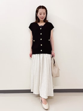 「grove（グローブ）のアイテム」を使った、momoさん（レディース・149cm）の夏コーディネート