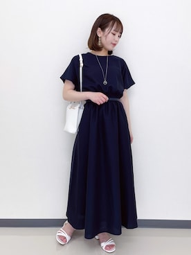 「grove（グローブ）のアイテム」を使った、momoさん（レディース・149cm）の夏コーディネート