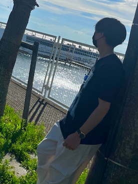 「A‘gem 9（エージェムナイン）のアイテム」を使った、Ryusei _wearさん（メンズ・175cm）の夏コーディネート