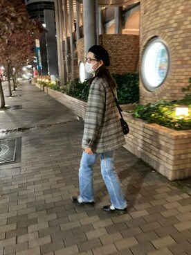 「BEAMS BOY（ビームスボーイ）のアイテム（テーラードジャケット）」を使った、hytyonさん（レディース・164cm）の秋コーディネート