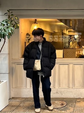 「MGV（エムジーヴィー）のアイテム（ジャケット/アウター）」を使った、kai0708さん（メンズ・177cm）の冬コーディネート