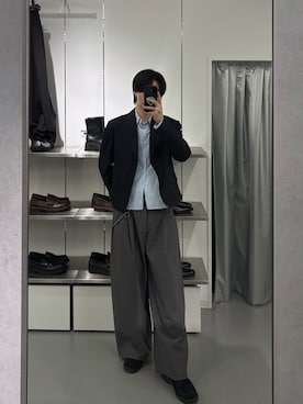 「Chikashitsu +（チカシツプラス）のアイテム」を使った、twjunrさん（メンズ・179cm）の春コーディネート