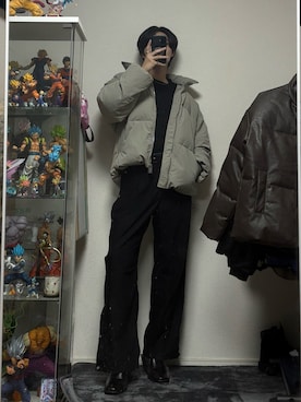 「ADRER（アドラー）のHigh sole leather heel boots/ハイソールレザーヒールブーツ（ブーツ）」を使った、twjunrさん（メンズ・179cm）の秋コーディネート