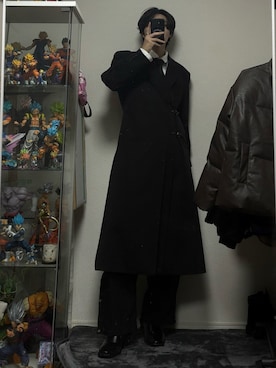 「ADRER（アドラー）のHigh sole leather heel boots/ハイソールレザーヒールブーツ（ブーツ）」を使った、twjunrさん（メンズ・179cm）の秋コーディネート