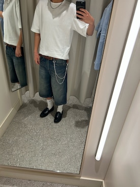 「UNIQLO（ユニクロ）のアイテム（Tシャツ/カットソー）」を使った、jdksbduc_さん（メンズ・165cm・10代）の夏コーディネート