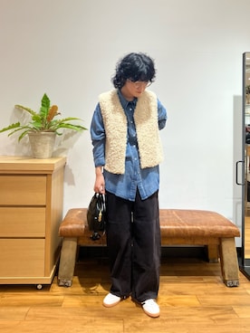 「アイテム（その他アウター）」を使った、NIKAIDOさん（レディース・165cm）の秋コーディネート