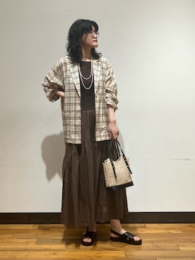 NIKAIDOさん(レディース・165cm)の春コーディネート