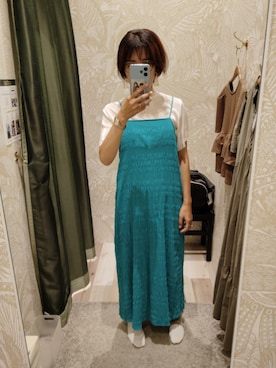 「アイテム（ワンピース/ドレス）」を使った、ほりぃさん（レディース・170cm・30代）の夏コーディネート