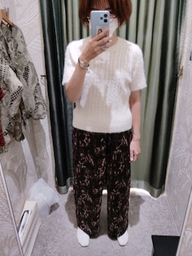 「Green　Parks（グリーンパークス）のアイテム（その他パンツ）」を使った、ほりぃさん（レディース・170cm）の秋コーディネート