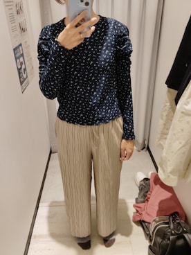 「アイテム（パンツ）」を使った、ほりぃさん（レディース・170cm）の秋コーディネート