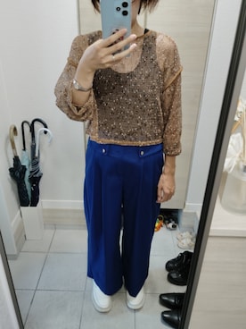 「YEVS（イーブス）のアイテム」を使った、ほりぃさん（レディース・170cm）の秋コーディネート