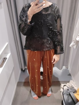 「LAKOLE（ラコレ）のアイテム」を使った、ほりぃさん（骨格ウェーブ・レディース・170cm）の秋コーディネート