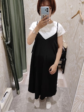 「Green　Parks（グリーンパークス）のアイテム」を使った、ほりぃさん（レディース・170cm）の夏コーディネート