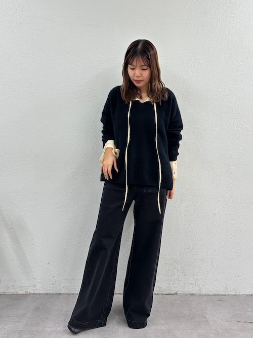 Omekashi スウェットフレアパンツ セール】スウェットデニムフレア