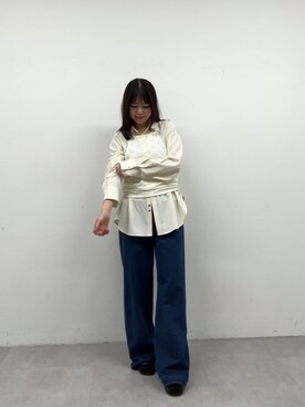 「レイヤードstyle」｜ゆなさん（レディース・154cm）の秋コーディネート