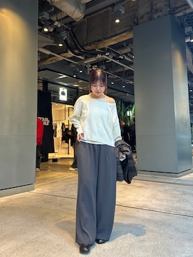 「レイヤードstyle」｜ゆなさん（レディース・154cm）の秋コーディネート