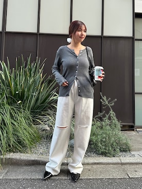 「アイテム（その他ヘアアクセサリー）」を使った、ゆなさん（レディース・154cm）の冬コーディネート