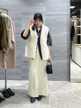「2.718（ニーテンナナイチハチ）のアイテム」を使った、ゆなさん（レディース・154cm）の秋コーディネート