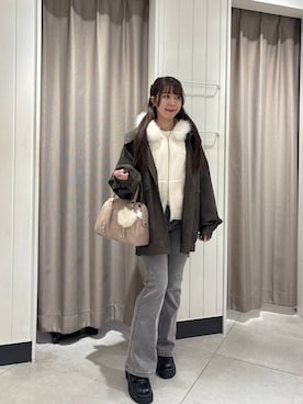 ERiNAさん（レディース・153cm）の冬コーディネート