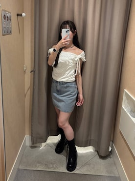 ERiNAさん（レディース・153cm）の夏コーディネート