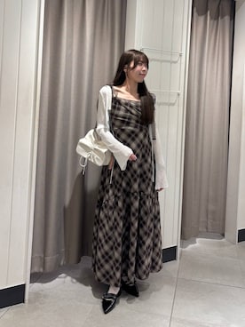 「Heather（ヘザー）のアイテム」を使った、ERiNAさん（レディース・153cm）の夏コーディネート