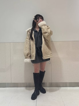 ERiNAさん(レディース・153cm)の冬コーディネート