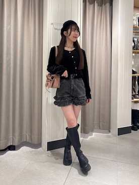 ERiNAさん（レディース・153cm）の冬コーディネート