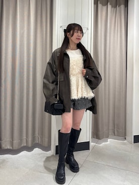 ERiNAさん(レディース・153cm)の冬コーディネート