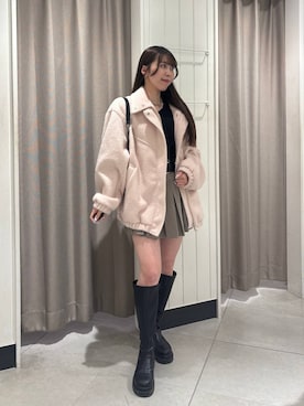 ERiNAさん（レディース・153cm）の冬コーディネート