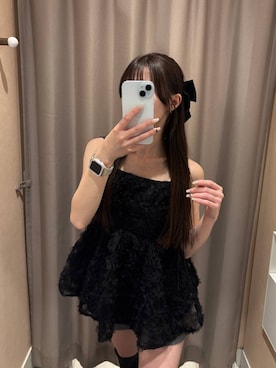 「Heather（ヘザー）のアイテム」を使った、ERiNAさん（レディース・153cm）の春コーディネート